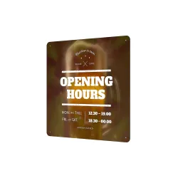 Plaque murale BOND + 4 Cache-Vis + Impression-Panneau avec impression Altumis