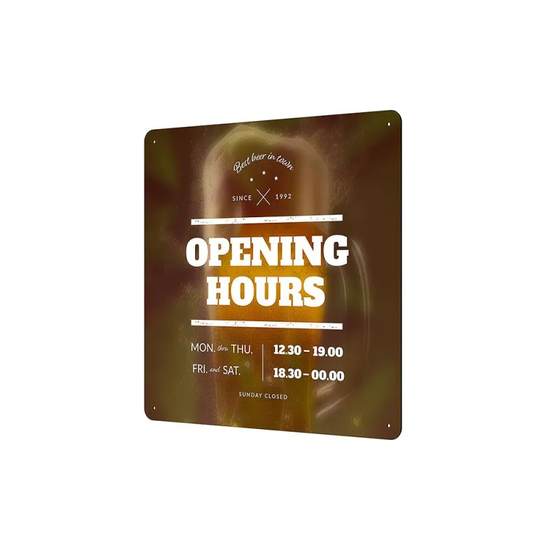 Plaque murale avec fixations - Extérieur-Panneau Mural Altumis