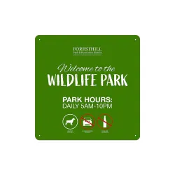 Plaque murale avec fixations - Extérieur-Panneau Mural Altumis