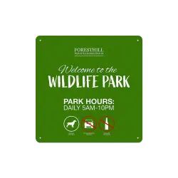 Plaque murale avec fixations - Extérieur-Panneau Mural Altumis