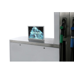 Cadre d'affichage sur pied à coller. Affichage double face. Altumis