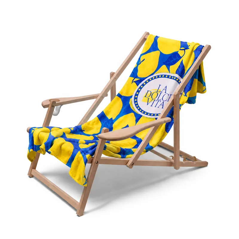 Serviette de plage + Impression-Chaise & Mange debout Altumis