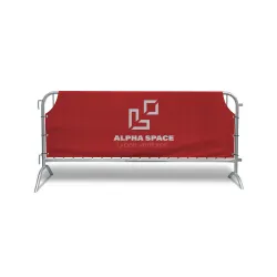 Bâche - Barrière de sécurité - 270 g/m² - B1-Bâche tendue avec oeillets Altumis