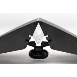 Piètement triangulaire - Alu. Argent-Totem Altumis
