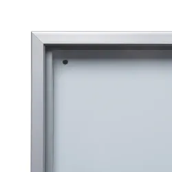 Vitrine d'affichage d'intérieur Slim - Porte coulissante - Gris-Vitrine d'Affichage Intérieur Altumis