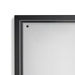 Vitrine d'affichage d'intérieur Slim - Porte coulissante - Noir-Vitrine d'Affichage Intérieur Altumis