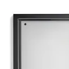 Vitrine d'affichage d'intérieur Slim - Porte coulissante - Noir-Vitrine d'Affichage Intérieur Altumis