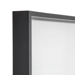 Vitrine d'affichage d'intérieur Slim - Porte coulissante - Noir-Vitrine d'Affichage Intérieur Altumis
