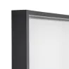 Vitrine d'affichage d'intérieur Slim - Porte coulissante - Noir-Vitrine d'Affichage Intérieur Altumis