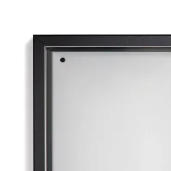 Vitrine d'affichage d'intérieur Slim - Porte coulissante - Anthracite-Vitrine d'Affichage Intérieur Altumis
