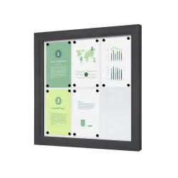 Vitrine d'affichage d'extérieur - Slim Anthracite-Vitrine d'Affichage Extérieur Altumis