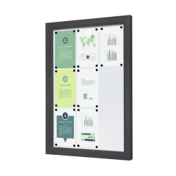 Vitrine d'affichage d'extérieur - Slim Anthracite-Vitrine d'Affichage Extérieur Altumis