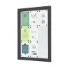 Vitrine d'affichage d'extérieur - Slim Anthracite-Vitrine d'Affichage Extérieur Altumis