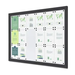 Vitrine d'affichage d'extérieur - Slim Anthracite-Vitrine d'Affichage Extérieur Altumis