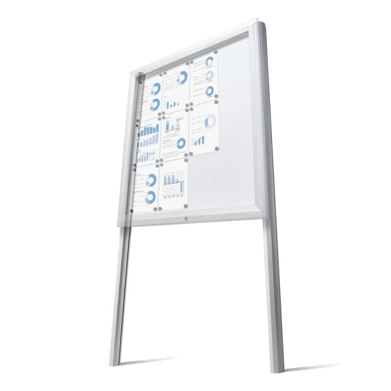 Poteau pour vitrines extérieures - A encastrer-Vitrine d'Affichage - Accessoires Altumis