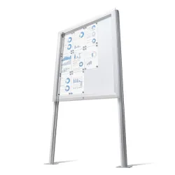 Poteau pour vitrines...