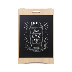 Chevalet ardoise - Eco bois-Chevalet ardoise Altumis