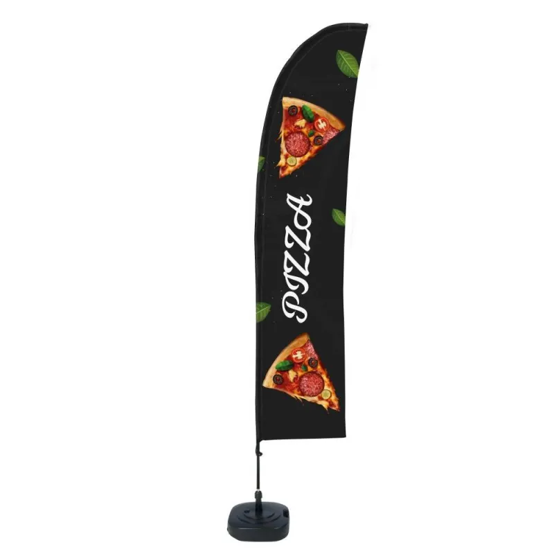 Beach flag - Set Wind - Pizza-Beach flag - Conception standard Altumis