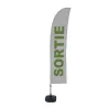 Beach flag - Set Wind - Sortie-Beach flag - Conception standard Altumis