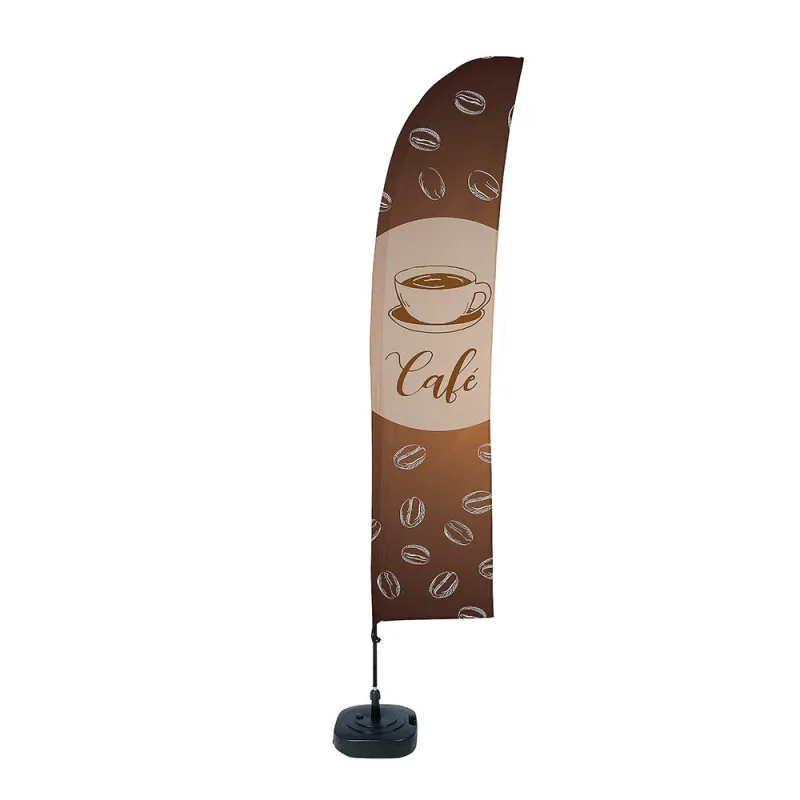 Beach flag - Set Wind - Café-Beach flag - Conception standard Altumis