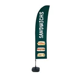Beach flag - Set Wind -...