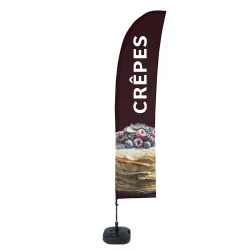 Beach flag - Set Wind - Crêpes