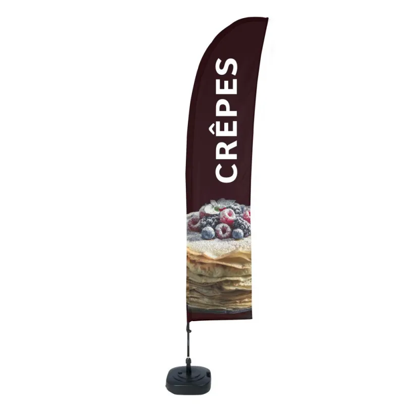 Beach flag - Set Wind - Crêpes-Beach flag - Conception standard Altumis