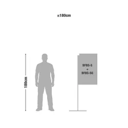 Concevez votre beach flag  budget - Square-Beach flag Budget Altumis