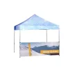 Tente pliable Alu - Demi-toile mural - Avec impression-Tente publicitaire pliable personnalisée Altumis
