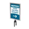 Porte-Affiche - Barrière ceinture - Poteaux Flexi-Barrière Ceinture Altumis