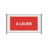 Toile avec Oeillets - Impression standard : A louer-Bâche tendue avec oeillets Altumis