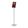 Poteau d'information sur pied - Slim droit-Supports pour Brochures Altumis