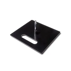 Piètement Beach flag - Platine acier noir-Beach flag Fiber Altumis