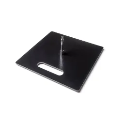 Piètement Beach flag - Platine acier noir-Beach flag Fiber Altumis