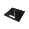 Piètement Beach flag - Platine acier noir-Beach flag Fiber Altumis