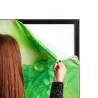Toile tendue sur cadre Noir - Brume d'automne-Mur Déco : Conception standard Altumis