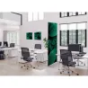 toile tendue sur cadre Noir - Feuillage-Mur Déco : Conception standard Altumis