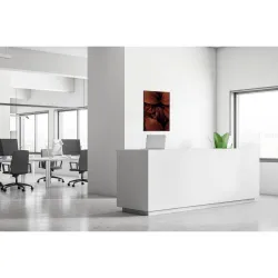 toile tendue sur cadre Noir - Feuillage-Mur Déco : Conception standard Altumis