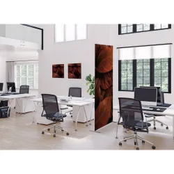 toile tendue sur cadre Noir - Feuillage-Mur Déco : Conception standard Altumis