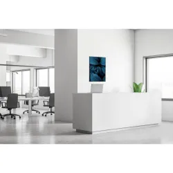 toile tendue sur cadre Noir - Feuillage-Mur Déco : Conception standard Altumis