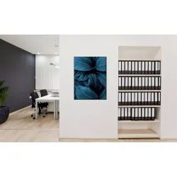 toile tendue sur cadre Noir - Feuillage-Mur Déco : Conception standard Altumis