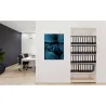 toile tendue sur cadre Noir - Feuillage-Mur Déco : Conception standard Altumis