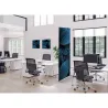 toile tendue sur cadre Noir - Feuillage-Mur Déco : Conception standard Altumis