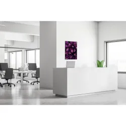 Toile tendue sur cadre Noir - Cactus-Mur Déco : Conception standard Altumis