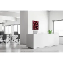 Toile tendue sur cadre Noir - Cactus-Mur Déco : Conception standard Altumis