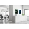 Toile tendue sur cadre Noir - Cactus-Mur Déco : Conception standard Altumis