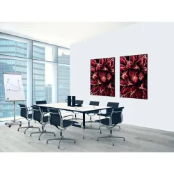 Toile tendue sur cadre Noir - Cactus-Mur Déco : Conception standard Altumis