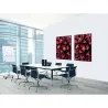 Toile tendue sur cadre Noir - Cactus-Mur Déco : Conception standard Altumis