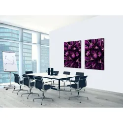 Toile tendue sur cadre Noir - Cactus-Mur Déco : Conception standard Altumis