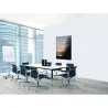 Toile tendu sur cadre Noir - Lever de soleil - Forêt-Mur Déco : Conception standard Altumis